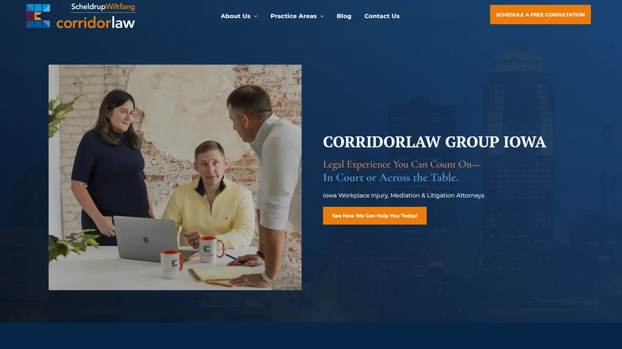 Corridorlaw Group Iowa, P.C. - Cedar Rapids, IA office in Cedar Rapids, Iowa