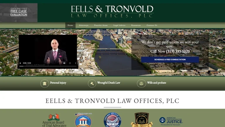 Eells & Tronvold Law Offices - Cedar Rapids, IA - Attorney in Cedar Rapids