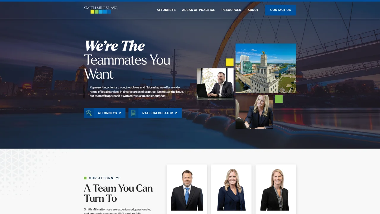 Smith, Mills & Schrock Law - Cedar Rapids, IA office in Cedar Rapids, Iowa