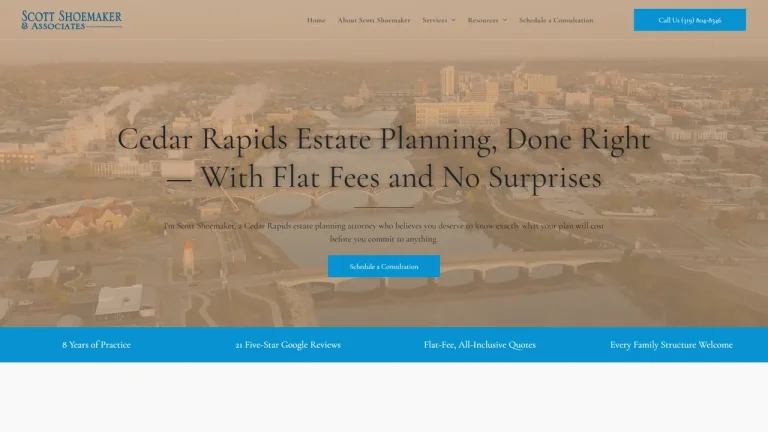 Scott Shoemaker & Associates, PLC - Cedar Rapids, IA - Attorney in Cedar Rapids