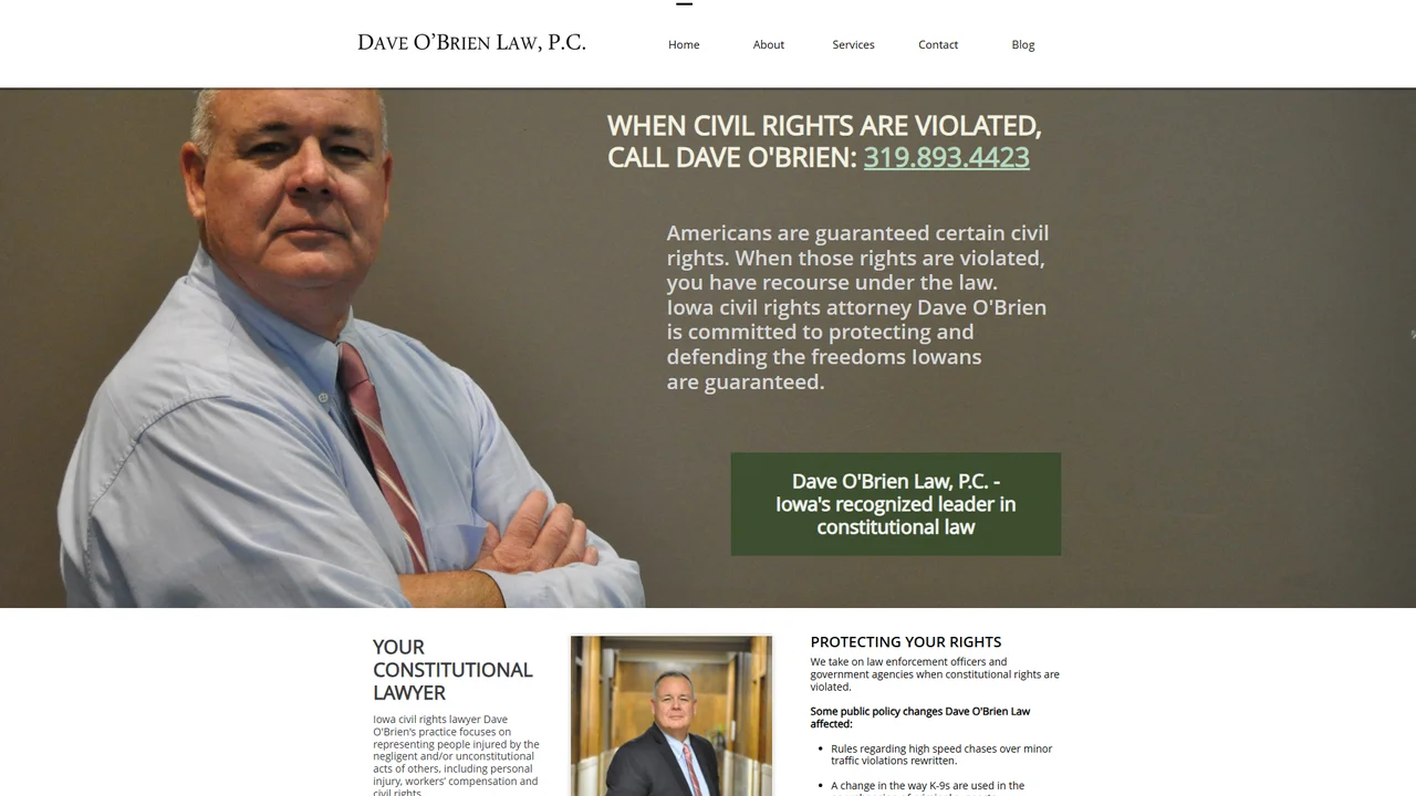 Dave O'Brien Law, P.C. - Cedar Rapids, IA office in Cedar Rapids, Iowa