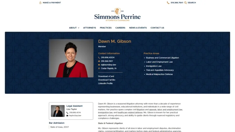 Dawn M. Gibson, Attorney - Cedar Rapids, IA - Attorney in Cedar Rapids