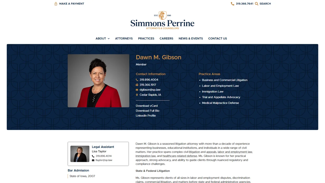 Dawn M. Gibson, Attorney - Cedar Rapids, IA office in Cedar Rapids, Iowa