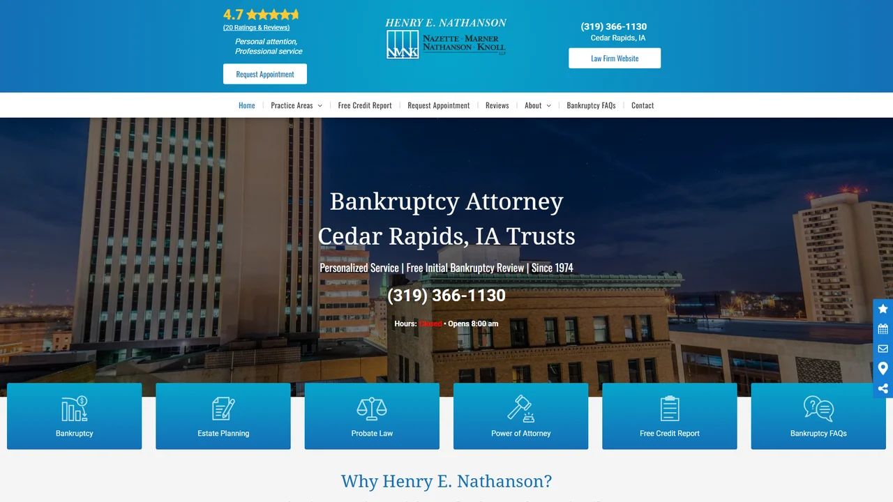 Henry E. Nathanson - Cedar Rapids, IA office in Cedar Rapids, Iowa