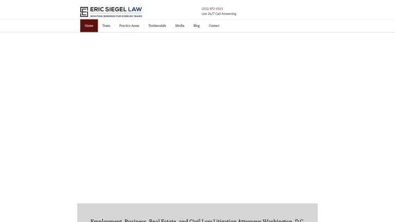 Eric Siegel Law - Washington, DC - Attorney in Washington, D.C.