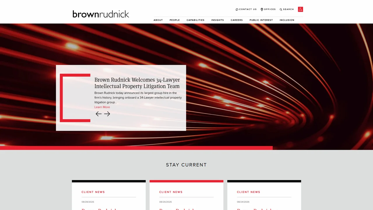 Brown Rudnick LLP - Washington, DC office in Washington, D.C., District of Columbia