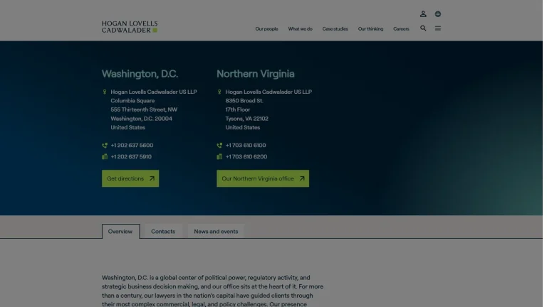 Hogan Lovells - Washington, DC - Attorney in Washington, D.C.
