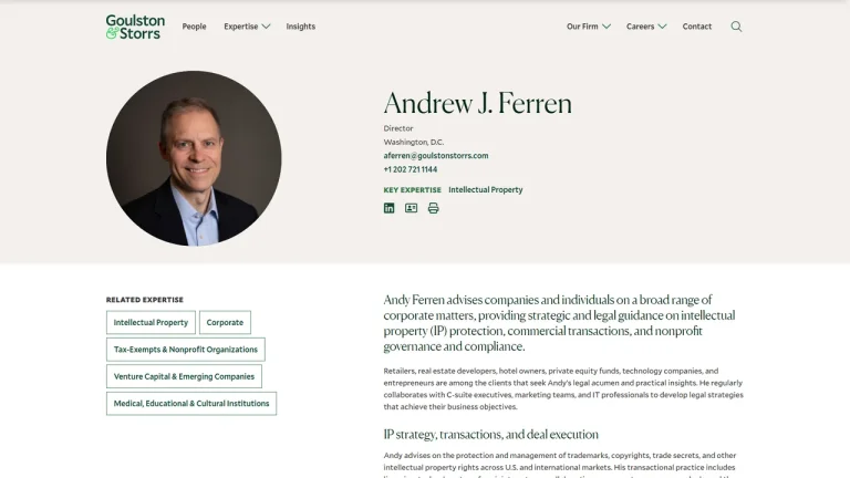 Andrew Ferren, J.D. - Boston, MA - Attorney in Boston