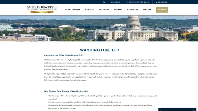 Tully Rinckey PLLC - Washington, DC - Attorney in Washington, D.C.