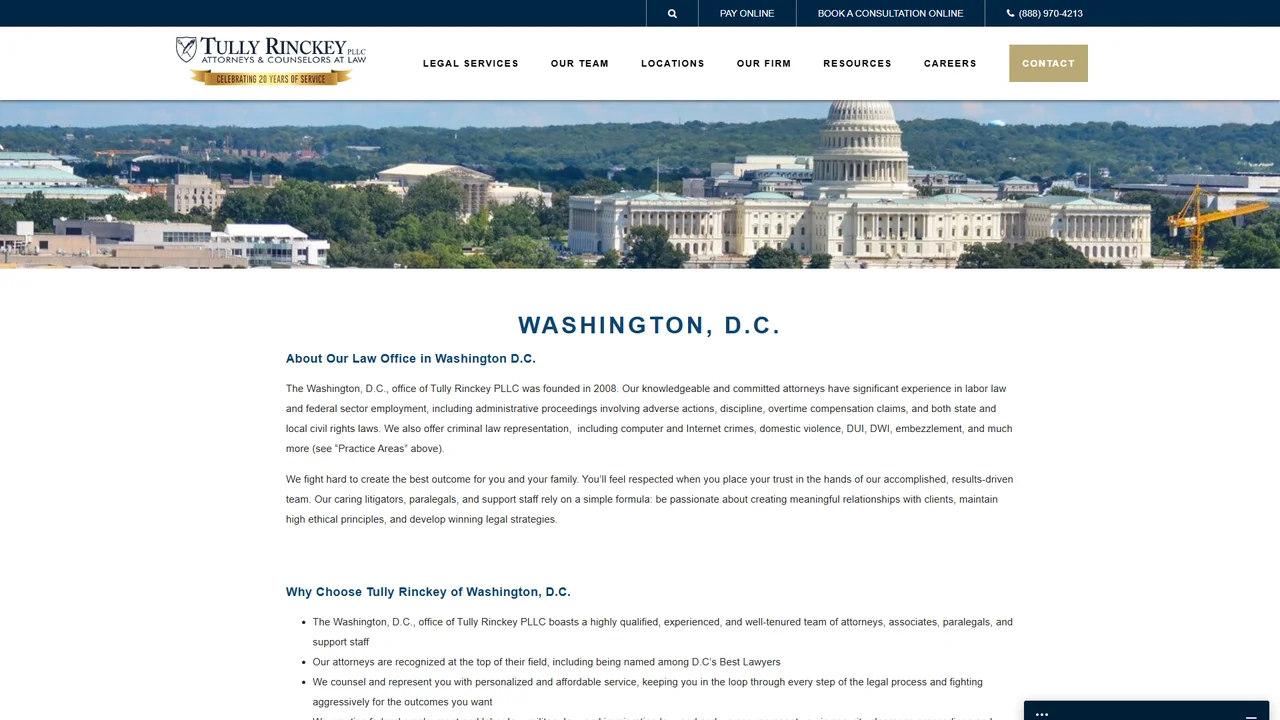 Tully Rinckey PLLC - Washington, DC office in Washington, D.C., District of Columbia