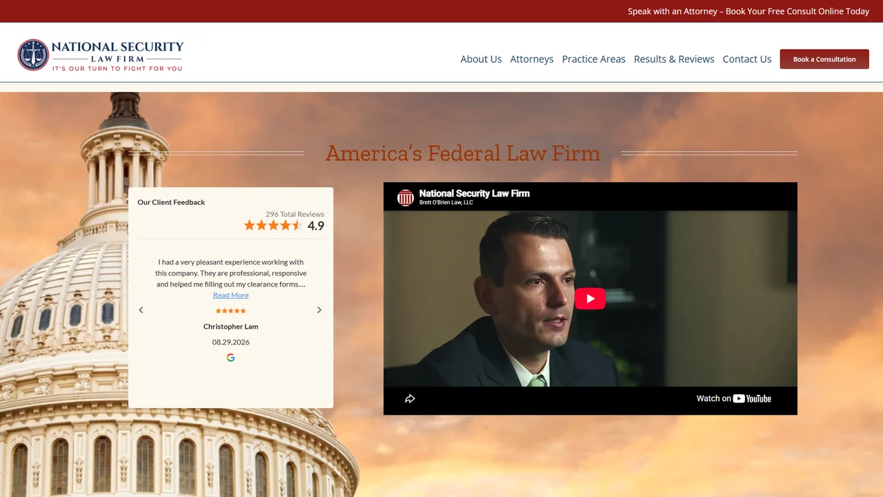 National Security Law Firm - Washington, DC office in Washington, D.C., District of Columbia