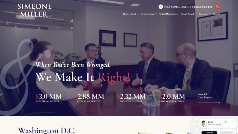 Simeone & Miller, LLP - Washington, DC - Attorney in Washington, D.C.
