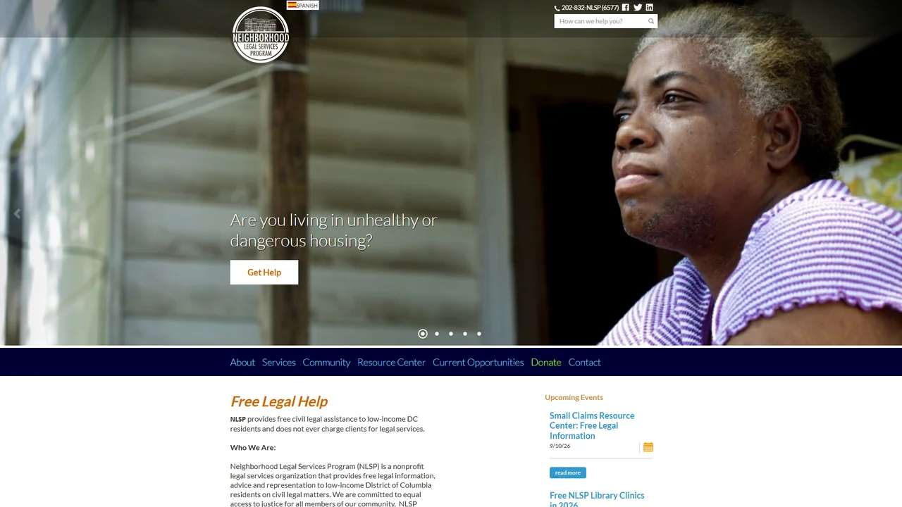 Neighborhood Legal Services Program - Washington, DC office in Washington, D.C., District of Columbia