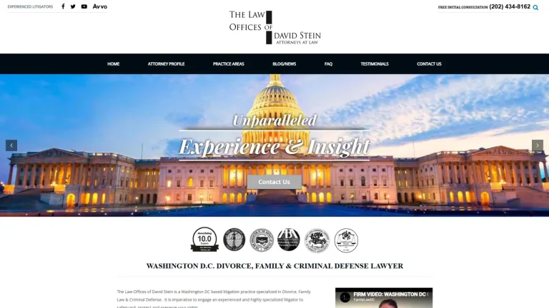 The Law Offices of David Stein - Washington, DC - Attorney in Washington, D.C.