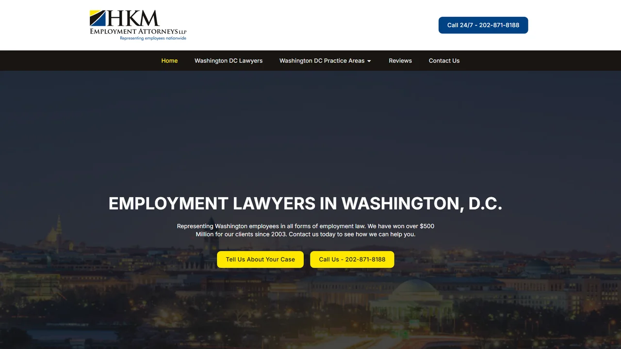 HKM Employment Attorneys LLP - Washington, DC office in Washington, D.C., District of Columbia