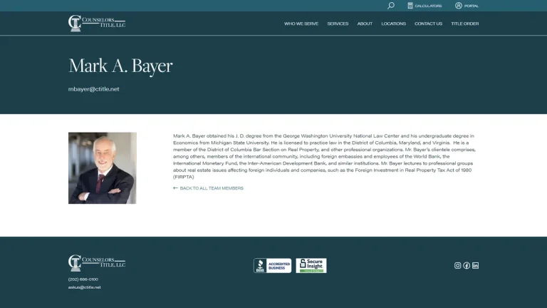 Bayer & Kaufman LLP - Washington, DC - Attorney in Washington, D.C.