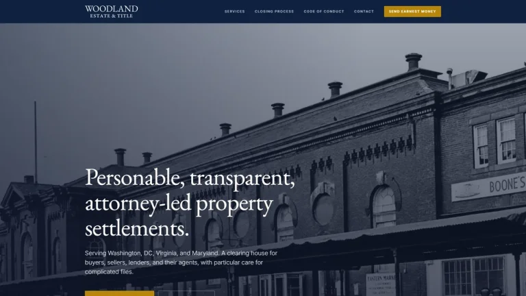 Woodland Estate and Title LLC - Washington, DC - Attorney in Washington, D.C.