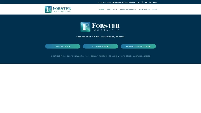 Forster Law Firm, PLLC - Washington, DC - Attorney in Washington, D.C.