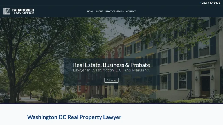 Zaharevich Law Office: Daniel Zaharevich, Esq. - Washington, DC - Attorney in Washington, D.C.