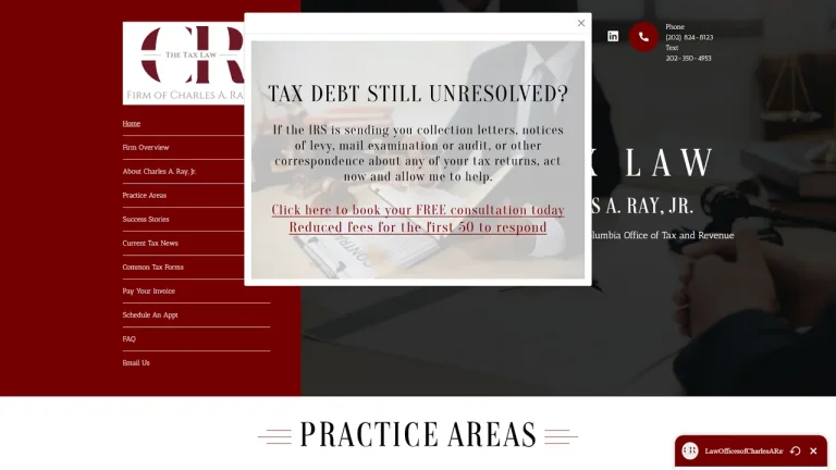 Law Firm of Charles A. Ray, P.C. - Washington, DC - Attorney in Washington, D.C.
