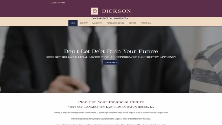 Dickson Law Firm - Baton Rouge, LA - Attorney in Baton Rouge