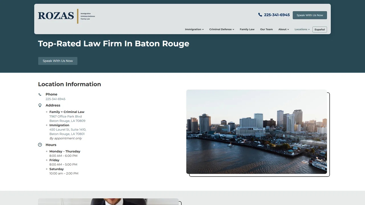 Rozas and Associates - Baton Rouge, LA office in Baton Rouge, Louisiana