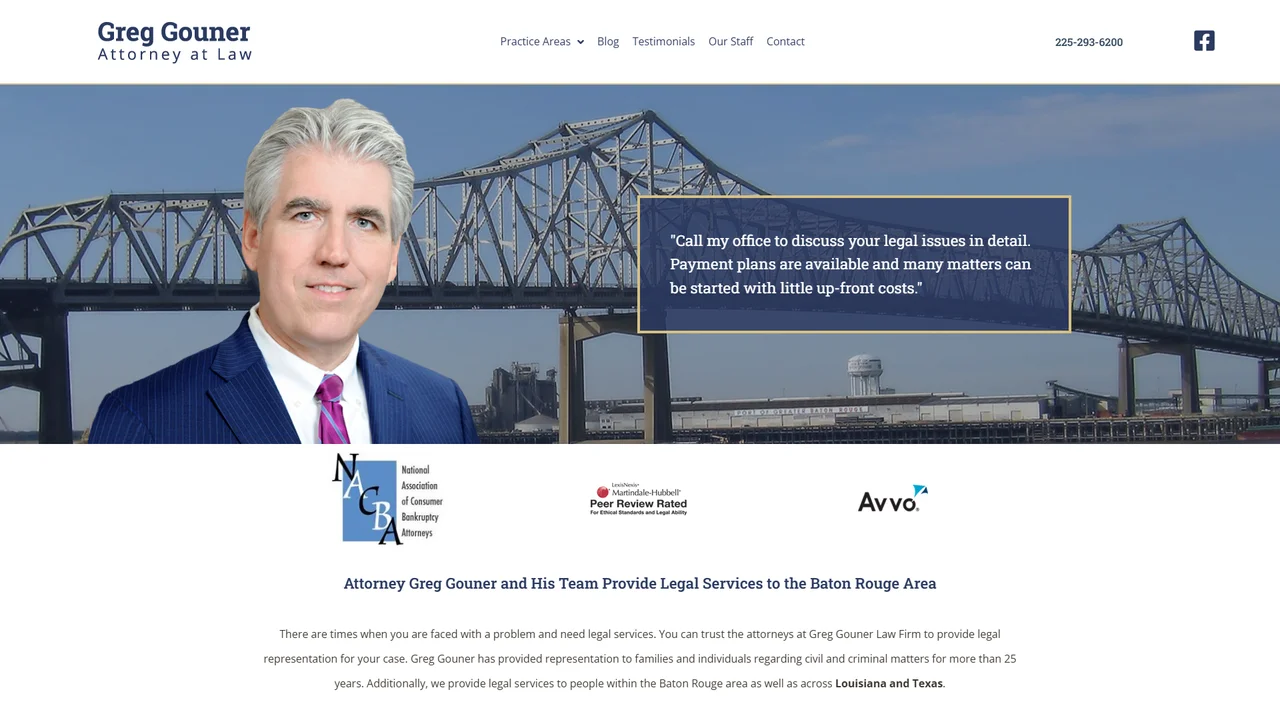 Greg Gouner, Attorney at Law - Baton Rouge, LA office in Baton Rouge, Louisiana