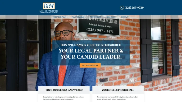 The Law Office of Don R. Williams, LLC - Baton Rouge, LA - Attorney in Baton Rouge