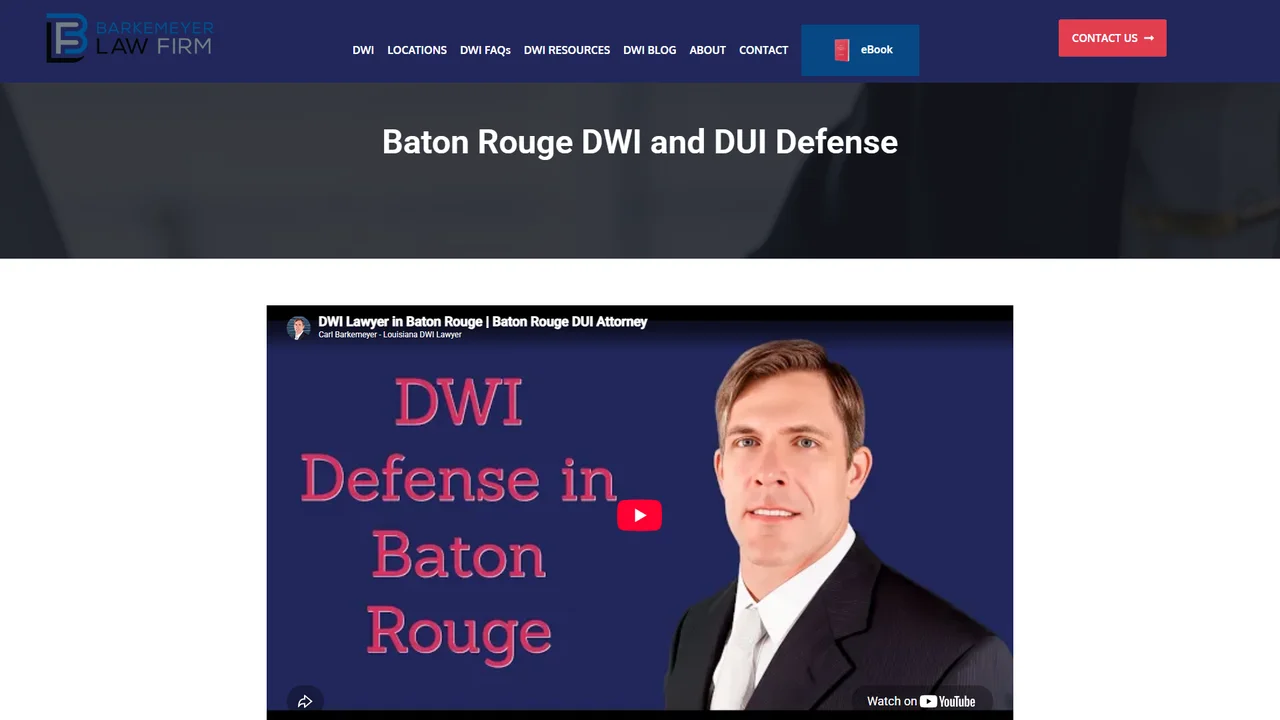 Barkemeyer Law Firm - DWI Lawyers - Baton Rouge, LA office in Baton Rouge, Louisiana