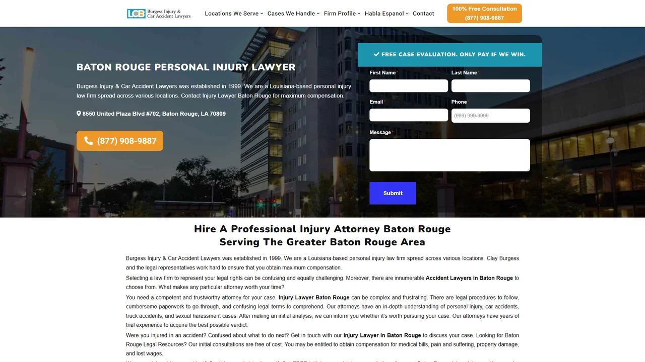 The Law Offices of L. Clayton Burgess - Baton Rouge, LA office in Baton Rouge, Louisiana