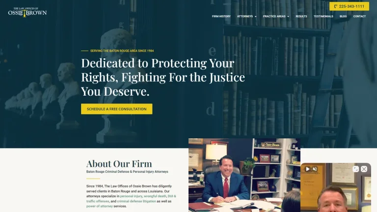 The Law Offices of Ossie Brown - Baton Rouge, LA - Attorney in Baton Rouge