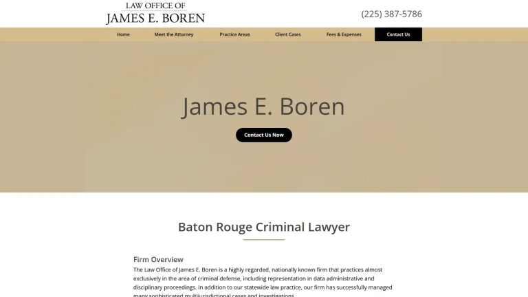 Law Office of James E. Boren - Baton Rouge, LA - Attorney in Baton Rouge