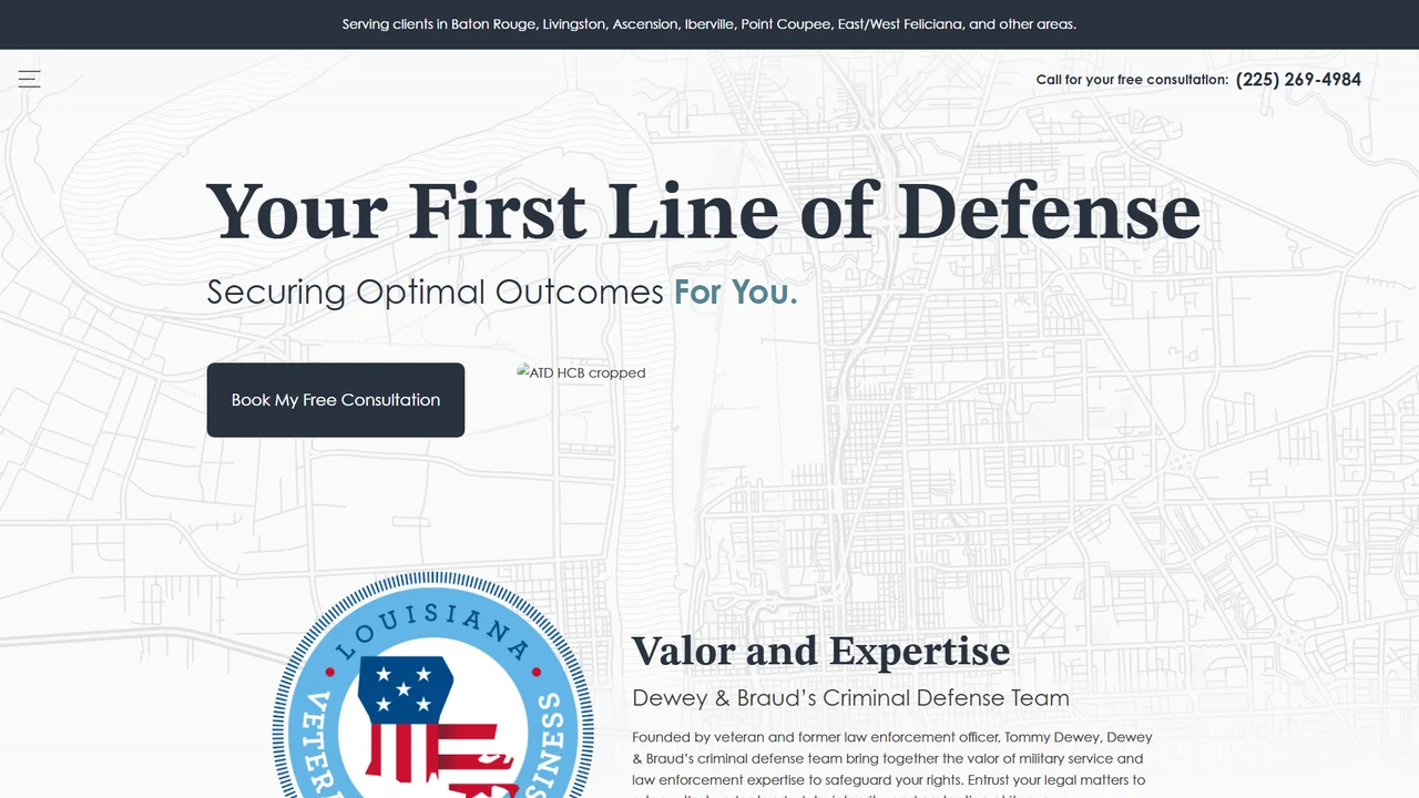 Dewey & Braud Law, LLC - Baton Rouge, LA office in Baton Rouge, Louisiana