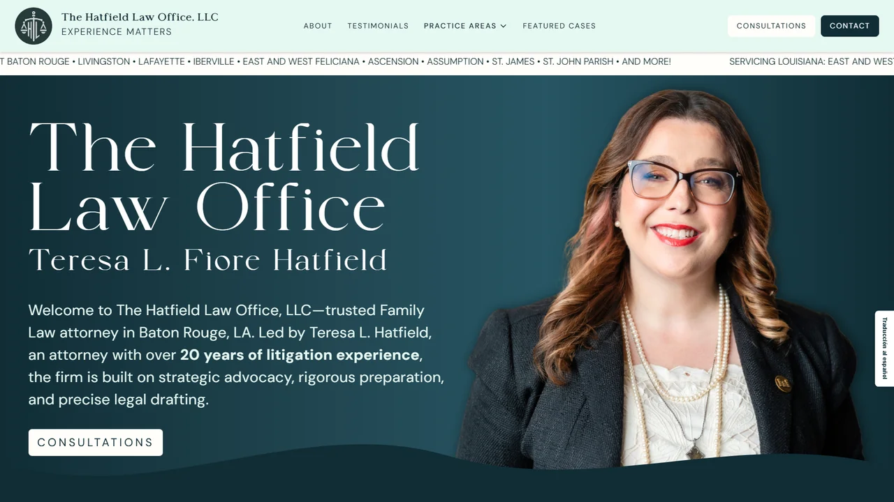 The Hatfield Law Office LLC - Baton Rouge, LA office in Baton Rouge, Louisiana