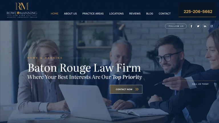 Rowe & Manning Law Firm LLC - Baton Rouge, LA - Attorney in Baton Rouge