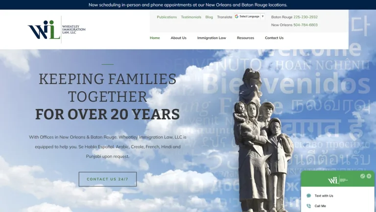 Wheatley Immigration Law, LLC - Baton Rouge, LA - Attorney in Baton Rouge