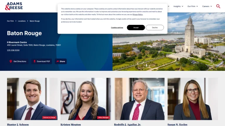 Adams & Reese - Baton Rouge, LA - Attorney in Baton Rouge