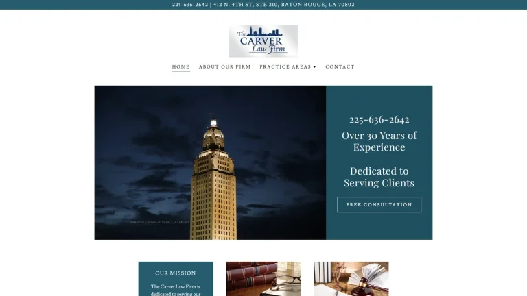 The Carver Law Firm - Baton Rouge, LA - Attorney in Baton Rouge