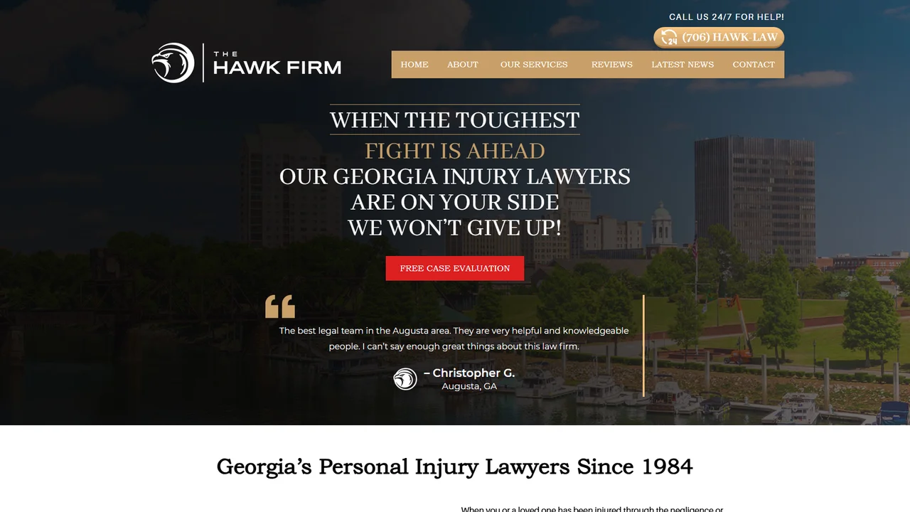 The Hawk Firm Personal Injury Lawyers - Augusta, GA office in Augusta, GA, Georgia
