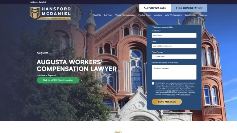 Hansford McDaniel - Workers' Compensation Attorneys - Augusta, GA - Attorney in Augusta, GA