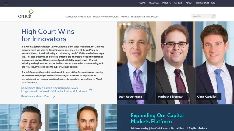 Orrick, Herrington & Sutcliffe LLP - Boston, MA - Attorney in Boston