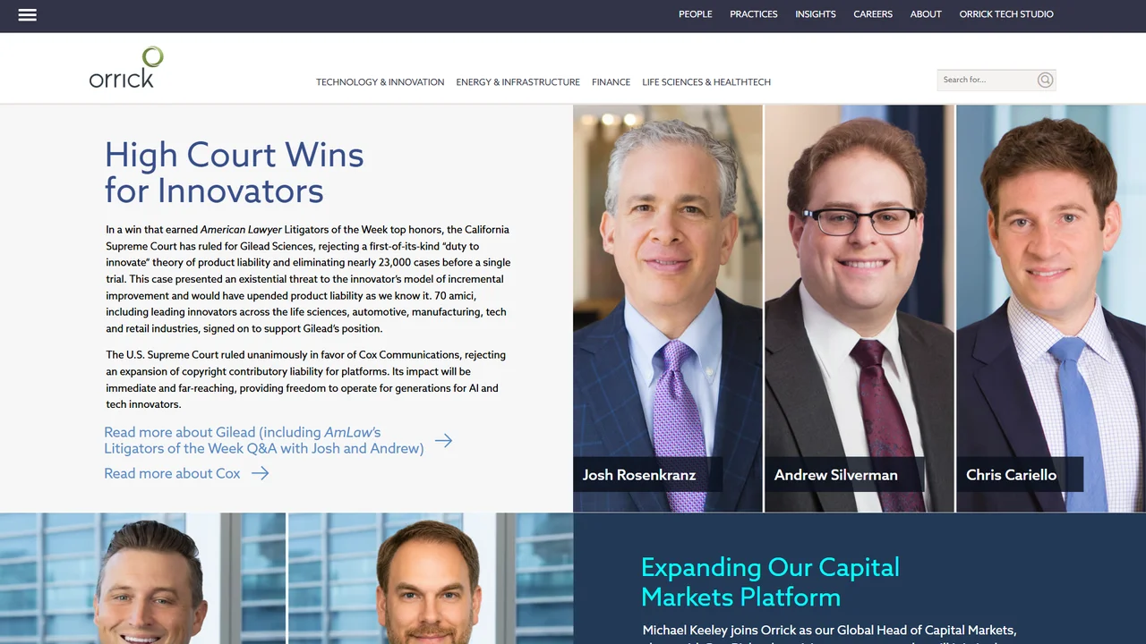 Orrick, Herrington & Sutcliffe LLP - Boston, MA office in Boston, Massachusetts