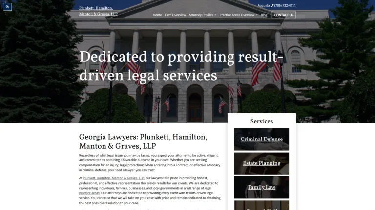 Plunkett, Hamilton, Manton & Graves LLP - Augusta, GA - Attorney in Augusta, GA
