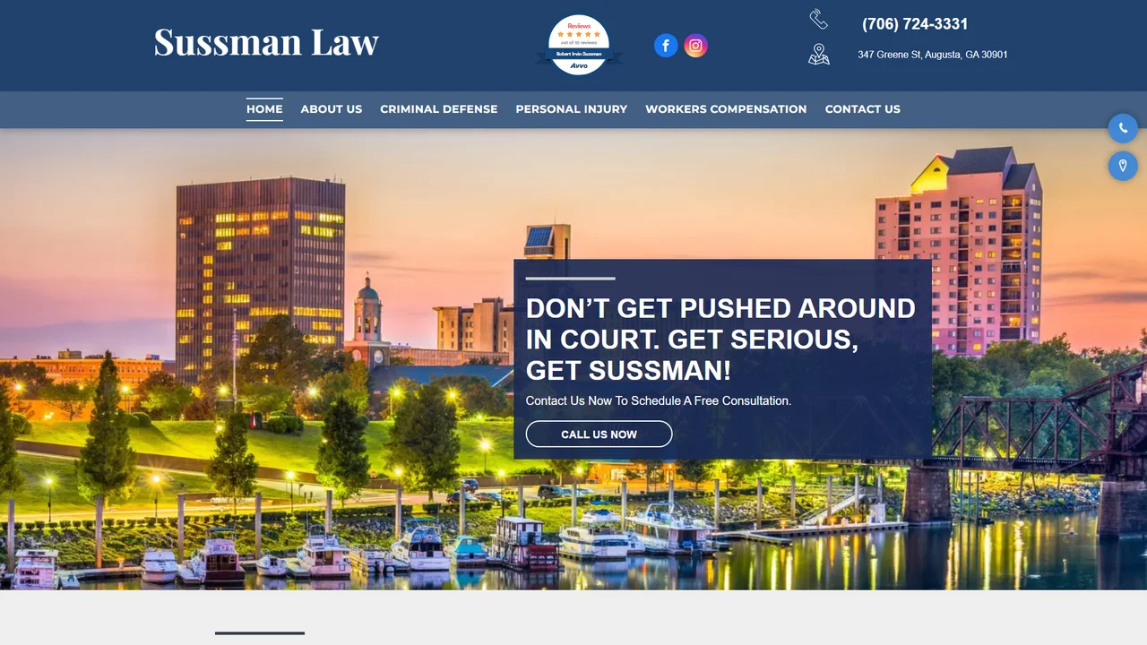 Sussman Law - Augusta, GA office in Augusta, GA, Georgia