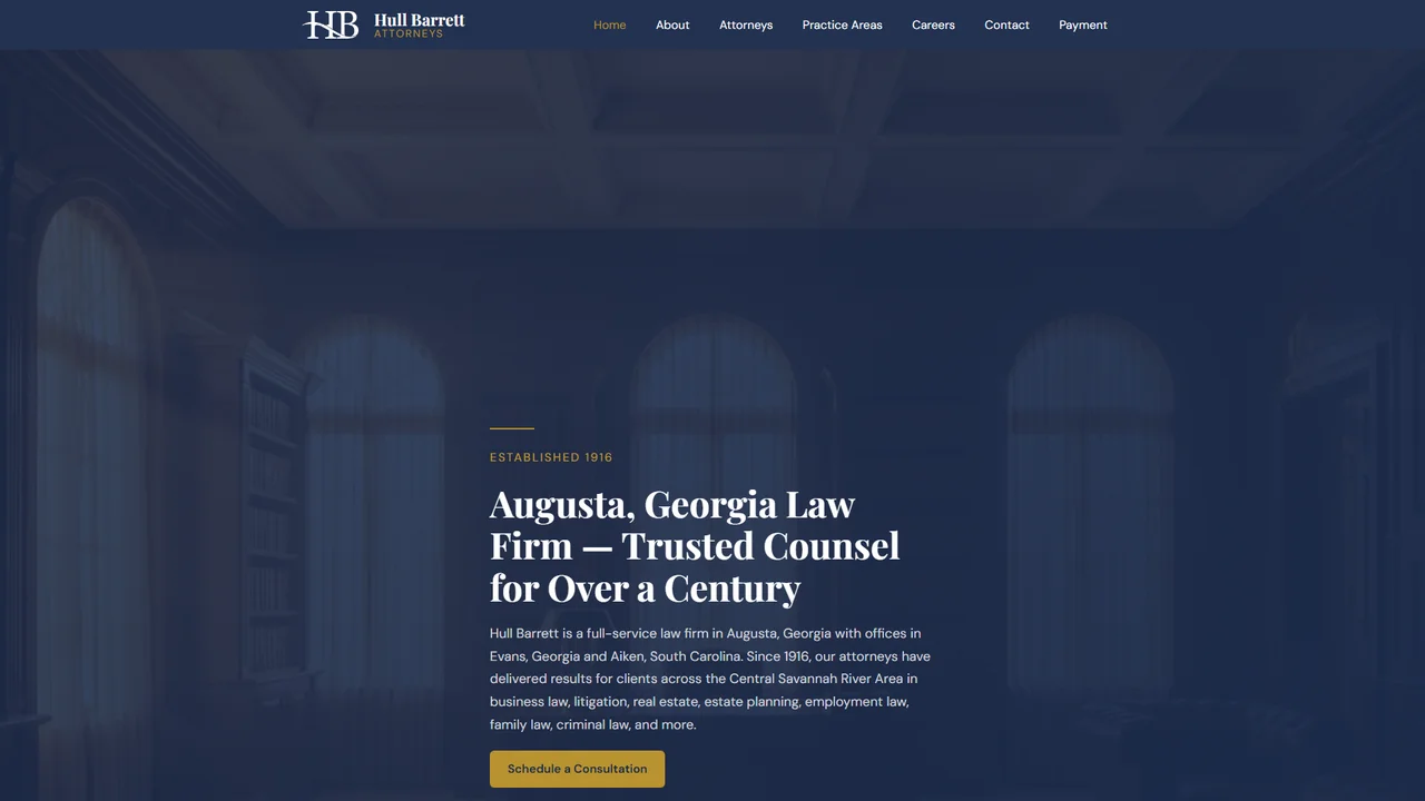 Hull Barrett, PC - Augusta, GA office in Augusta, GA, Georgia