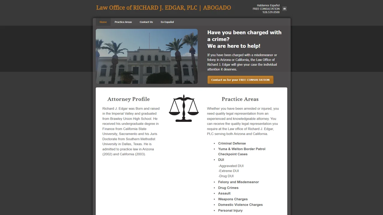 Law Office Of Richard J. Edgar - Yuma, AZ office in Yuma, Arizona