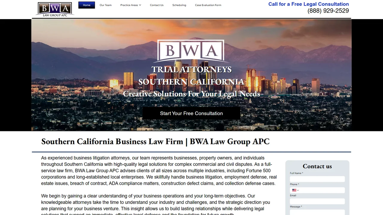 BWA Law Group - Yorba Linda, CA office in Yorba Linda, California