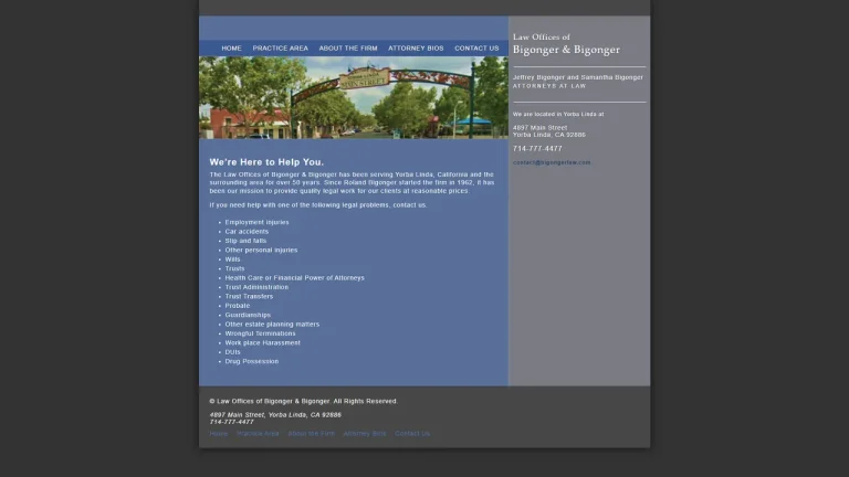 Bigonger & Bigonger - Yorba Linda, CA - Attorney in Yorba Linda