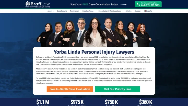 Braff Law Car Accident Personal Injury Lawyers - Yorba Linda, CA - Attorney in Yorba Linda