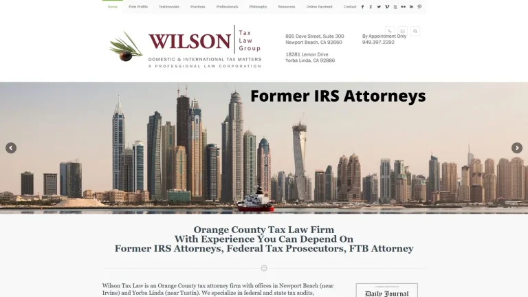 Wilson Tax Law Group - Yorba Linda, CA - Attorney in Yorba Linda
